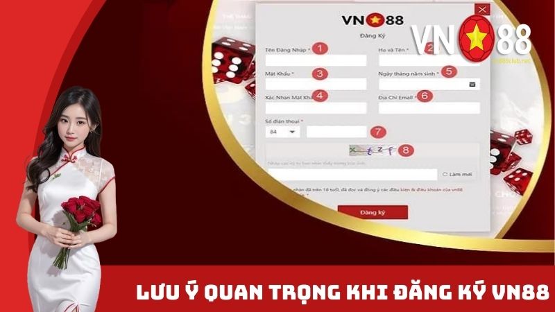 Một số lưu ý quan trọng